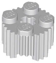 Plaatje in Gallery viewer laden, LEGO® los onderdeel Steen Rond Licht Blauwachtig Grijs 92947