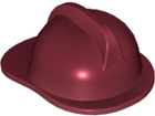 LEGO® los onderdeel Hoofddeksels in kleur Donkerrood 3834