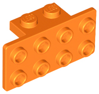 LEGO® los onderdeel Beugel in kleur Oranje 93274