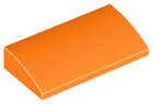 LEGO® los onderdeel Dakpan Gebogen in kleur Oranje 88930