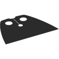 LEGO® los onderdeel Lijf Accessoire in kleur Zwart 99464