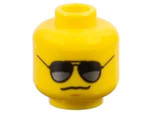 LEGO® los onderdeel Hoofd in kleur Geel 3626cpb0642