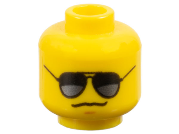 LEGO® los onderdeel Hoofd in kleur Geel 3626cpb0642