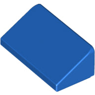 Plaatje in Gallery viewer laden, LEGO® los onderdeel Dakpan Algemeen in kleur Blauw 85984