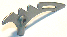 LEGO® los onderdeel Wapen in kleur Zilver 98141