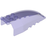 LEGO® los onderdeel Voorruit Doorzichtig Paars 92579