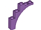 LEGO® los onderdeel Steen Boog in kleur Medium Lavendel 2339