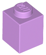 Plaatje in Gallery viewer laden, LEGO® los onderdeel Steen in kleur Medium Lavendel 3005