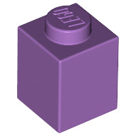 Plaatje in Gallery viewer laden, LEGO® los onderdeel Steen in kleur Medium Lavendel 3005