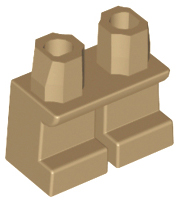 Plaatje in Gallery viewer laden, LEGO® los onderdeel Benen Aangepast Donker Geelbruin 41879