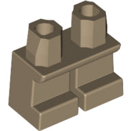 Plaatje in Gallery viewer laden, LEGO® los onderdeel Benen Aangepast Donker Geelbruin 41879