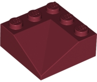 LEGO® los onderdeel Dakpan Algemeen Donkerrood 99301