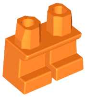 Plaatje in Gallery viewer laden, LEGO® los onderdeel Benen Aangepast in kleur Oranje 41879