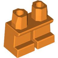 Plaatje in Gallery viewer laden, LEGO® los onderdeel Benen Aangepast in kleur Oranje 41879
