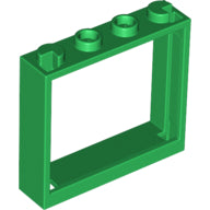 LEGO® los onderdeel Raamkozijn in kleur Groen 60594