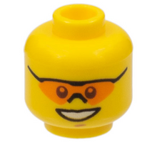 Plaatje in Gallery viewer laden, LEGO® los onderdeel Hoofd in kleur Geel 3626cpb0641