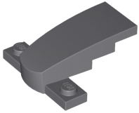 LEGO® los onderdeel Wig Donker Blauwachtig Grijs 93589