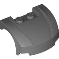 Plaatje in Gallery viewer laden, LEGO® los onderdeel Spatbord Donker Blauwachtig Grijs 98835