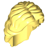 Plaatje in Gallery viewer laden, LEGO® los onderdeel Haar in kleur Helder Lichtgeel 90396