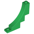 LEGO® los onderdeel Steen Boog in kleur Groen 30099
