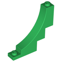 LEGO® los onderdeel Steen Boog in kleur Groen 30099