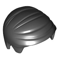 LEGO® los onderdeel Haar in kleur Zwart 99930