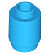 LEGO® los onderdeel Steen Rond Donker Azuurblauw 3062