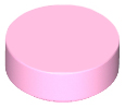 Plaatje in Gallery viewer laden, LEGO® los onderdeel Tegel Rond in kleur Fel Roze 98138