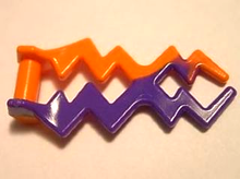 Plaatje in Gallery viewer laden, LEGO® los onderdeel Energy Effect in kleur Oranje 59233pb03