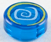 LEGO® 98138pb003 in kleur Doorzichtig Donkerblauw