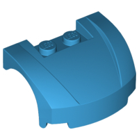 LEGO® los onderdeel Spatbord Donker Azuurblauw 98835