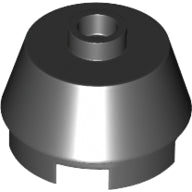 LEGO® los onderdeel Kegel in kleur Zwart 98100