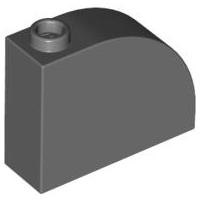 LEGO® Dakpan Gebogen Donker Blauwachtig Grijs 33243