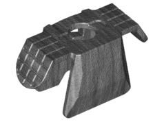 LEGO® los onderdeel Lijf Accessoire Parel Donkergrijs 30174