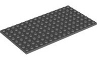 LEGO® Plaat Algemeen Donker Blauwachtig Grijs 92438