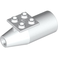 LEGO® los onderdeel Vliegtuig in kleur Wit 4868b