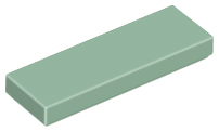 LEGO® los onderdeel Tegel Algemeen in kleur Zandgroen 63864