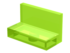 LEGO® los onderdeel Paneel Doorzichtig Neon Groen 4865