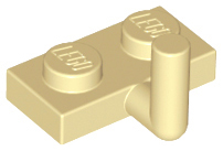 LEGO® los onderdeel Plaat Aangepast in kleur Geelbruin 4623b