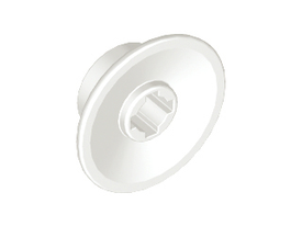 LEGO® los onderdeel Wiel in kleur Wit 50254