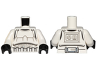 LEGO® los onderdeel Lijf met Motief Wit 973pb1048c01