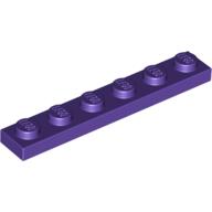Plaatje in Gallery viewer laden, LEGO® los onderdeel Plaat Algemeen in kleur Donkerpaars 3666