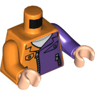 LEGO® los onderdeel Lijf met Motief Oranje 973pb1007c01
