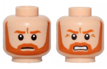 Plaatje in Gallery viewer laden, LEGO® los onderdeel Hoofd in kleur Lichte Noga 3626pb0670