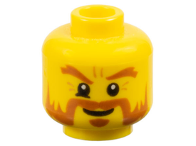 LEGO® los onderdeel Hoofd in kleur Geel 3626pb0652