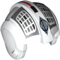 LEGO® los onderdeel Hoofddeksels in kleur Wit x164pb07