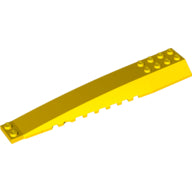 LEGO® los onderdeel Wig in kleur Geel 45301