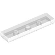 LEGO® los onderdeel Tegel Algemeen in kleur Doorzichtig 2431