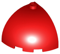 LEGO® los onderdeel Steen Rond in kleur Rood 88293