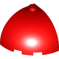 Plaatje in Gallery viewer laden, LEGO® los onderdeel Steen Rond in kleur Rood 88293